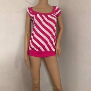 American dream white pink tank top size L⭐️